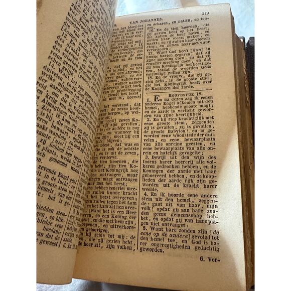 De Staten Generael Vereenighde Nederlanden 1637   Dutch antique Bible - Picture 7 of 16